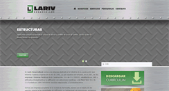 Desktop Screenshot of larivdesarrollos.com